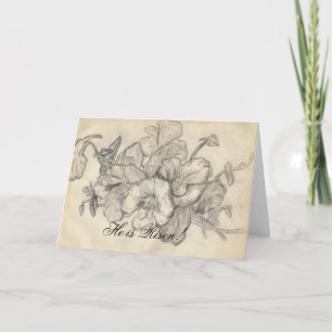 Easter note card feiertagskarte