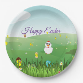 Easter paper plate pappteller