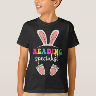 Easter Reading Specialist Teacher Easter Literacy  T-Shirt