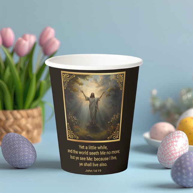 Easter Resurrection Religious Pappbecher (Von Creator hochgeladen)