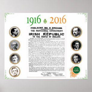 Easter Rising 1916 - 2016 Poster commémoratif