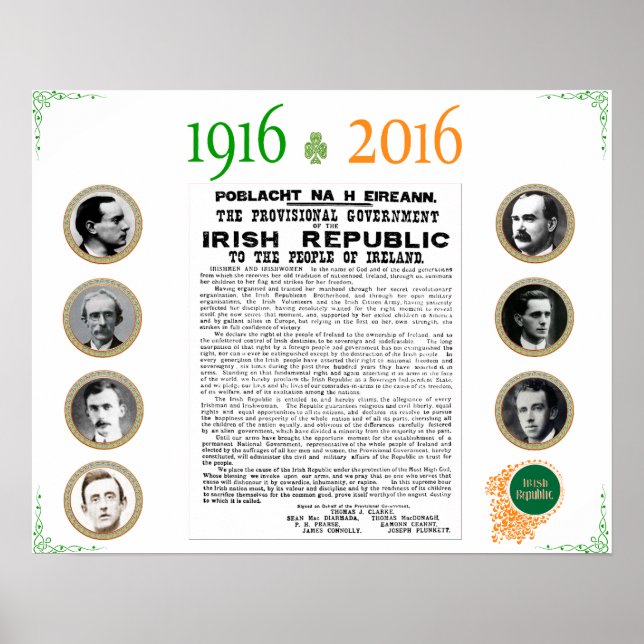 Easter Rising 1916 - 2016 Poster commémoratif (Devant)
