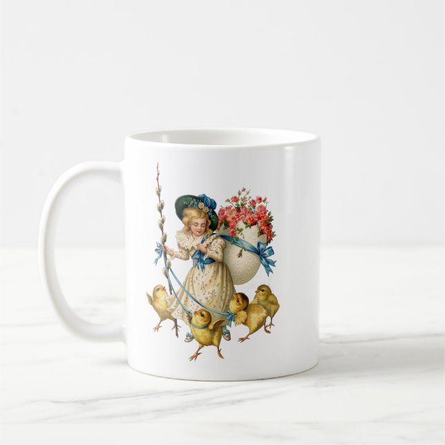 Easter Splendor: Victorian Kaffeetasse (Links)