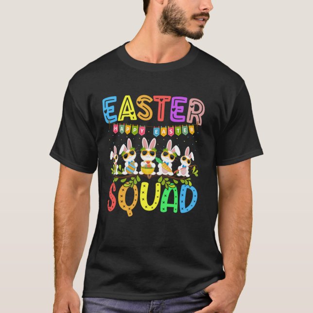 Easter Squad Bunny Rabbit Happy Easter Day Party M T-Shirt (Vorderseite)