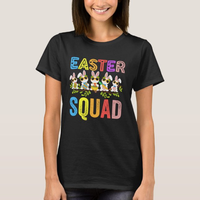 Easter Squad Family Matching Easter Day Bunny Egg  T-Shirt (Vorderseite)