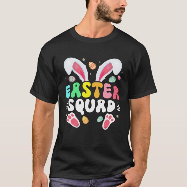 Easter Squad Family Matching Easter Day Bunny Egg  T-Shirt (Vorderseite)