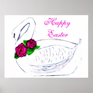 EASTER SWAN-Poster Poster