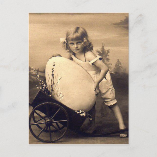 Easter vintage picture feiertagspostkarte (Vorderseite)