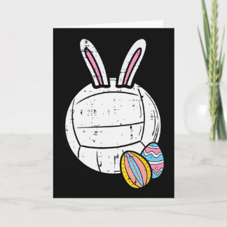Easter Volleyll Bunny Sports Player Women Girls Te Karte