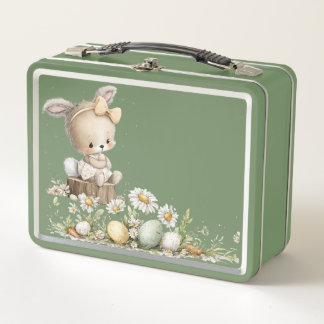 Easter Watercolor Brunch Metall Brotdose