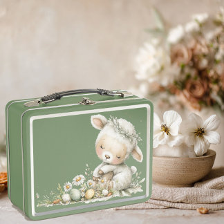 Easter Watercolor Brunch Metall Brotdose