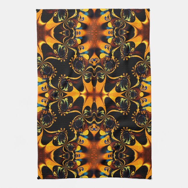 Eastern Batik Energy Pattern Geschirrtuch (Vertikal)