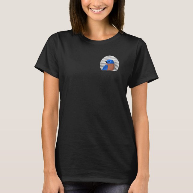 Eastern Bluebird Bird Vogelbeobachter Bird Birdwat T-Shirt (Vorderseite)