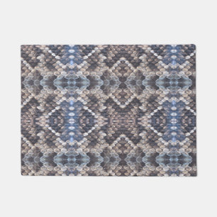 Eastern Diamondback Rattlesnake Skin Doormat Fußmatte