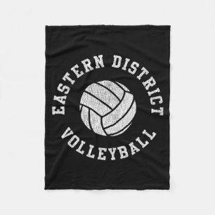 Eastern District Volleyball Retro Distressed Team Fleecedecke