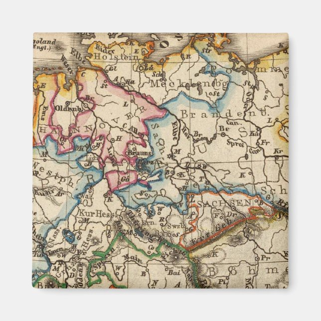 Eastern European Map Magnet (Vorne)