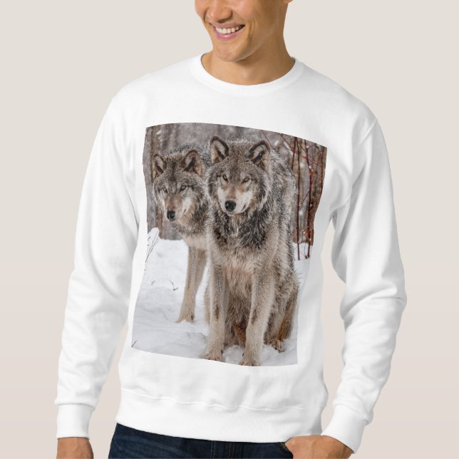 Eastern Gray Wolf  Sweatshirt (Vorderseite)