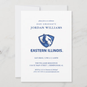 Eastern Illinois Panthers Kopf- und Wortmarkenlogo Ankündigung