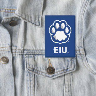 Eastern Illinois Panthers Paw Print & EIU Button