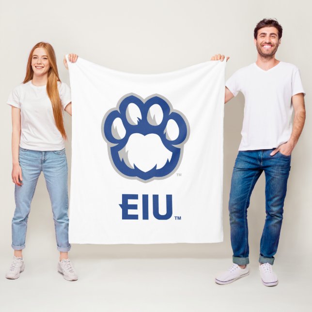 Eastern Illinois Panthers Paw Print & EIU Fleecedecke (Beispiel)