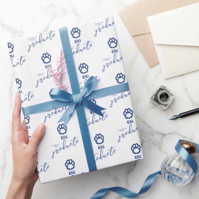 Eastern Illinois Panthers Paw Print & EIU Geschenkpapier (Schenken)