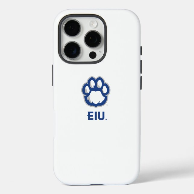 Eastern Illinois Panthers Paw Print & EIU iPhone 16 Pro Hülle (Rückseite)