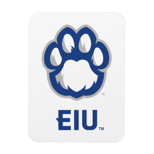 Eastern Illinois Panthers Paw Print & EIU Magnet