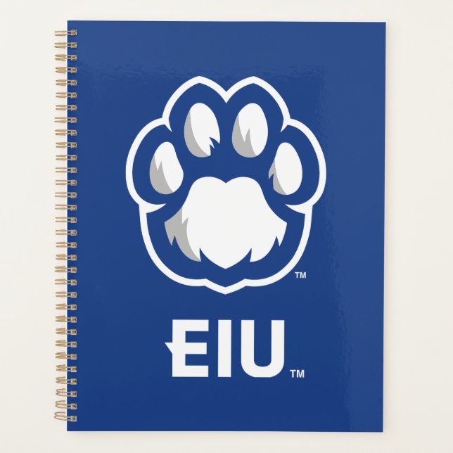 Eastern Illinois Panthers Paw Print & EIU Planer (Vorderseite)