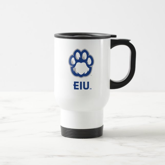 Eastern Illinois Panthers Paw Print & EIU Reisebecher (Rechts)