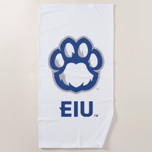 Eastern Illinois Panthers Paw Print & EIU Strandtuch