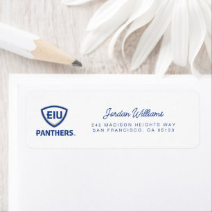 Eastern Illinois Panthers Schild & Wordmark-Logo