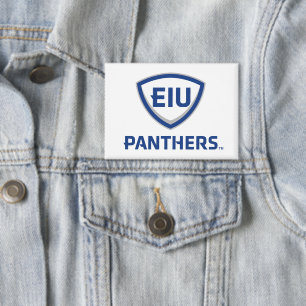 Eastern Illinois Panthers Schild & Wordmark-Logo Button