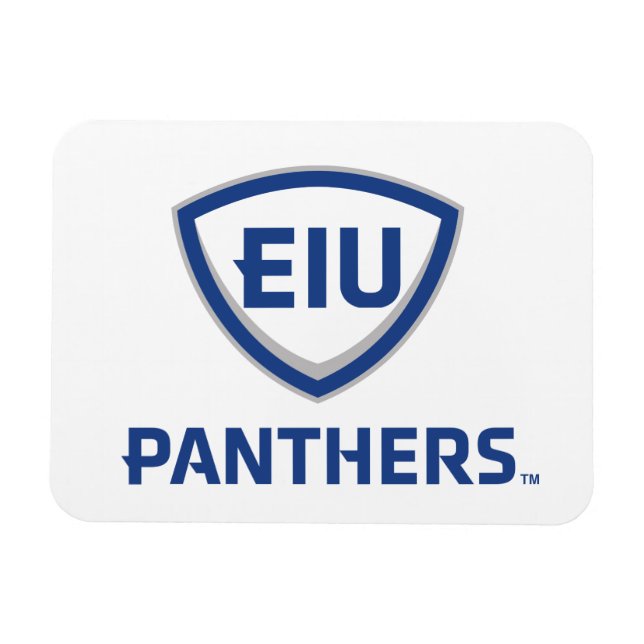 Eastern Illinois Panthers Schild & Wordmark-Logo Magnet (Horizontal)