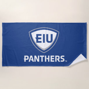 Eastern Illinois Panthers Schild & Wordmark-Logo Strandtuch