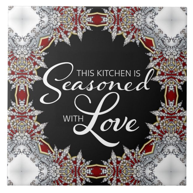 Eastern Jewel Kitchen Liebe Wohngestaltung Keramik Fliese (Vorderseite)