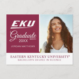Eastern Kentucky Universität | EKU Ankündigungspostkarte