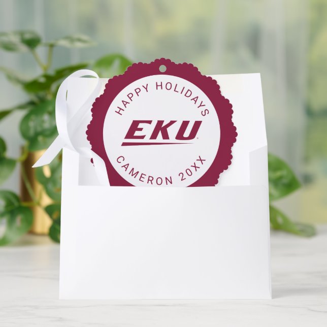 Eastern Kentucky Universität | EKU Ornament Karte (Umschlag)