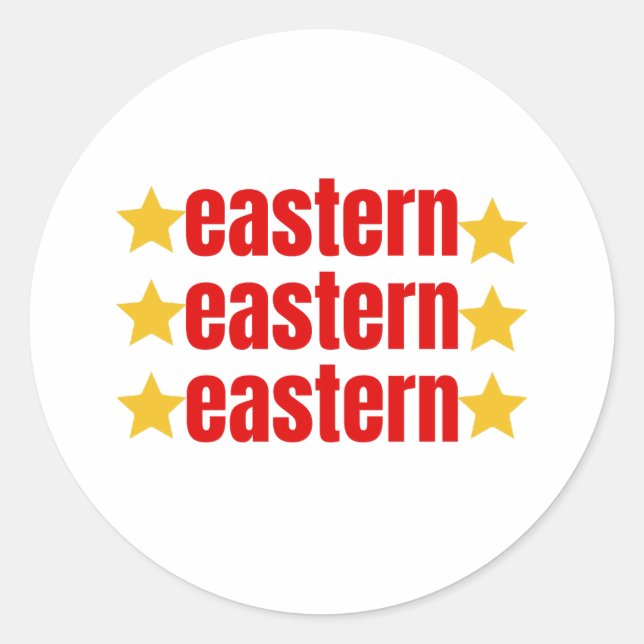 Eastern Kentucky Universität Runder Aufkleber (Vorderseite)