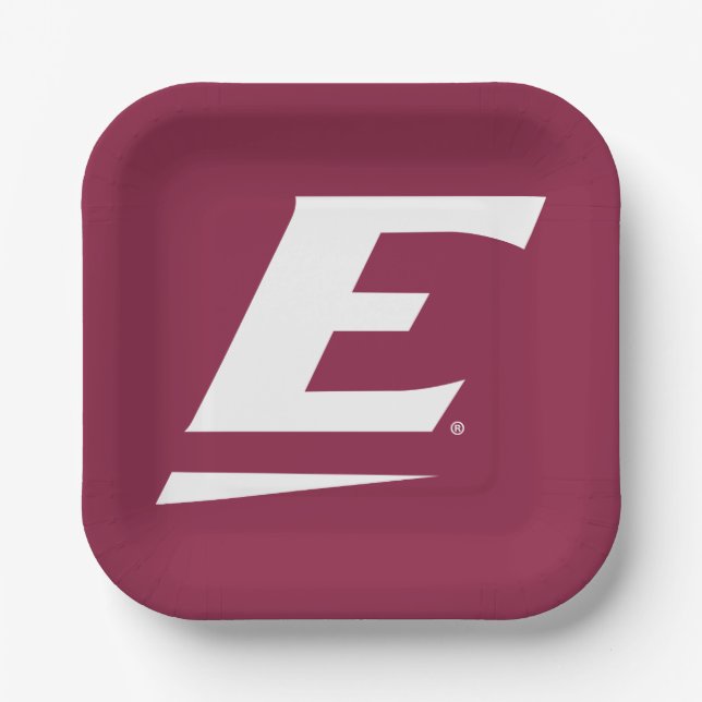 Eastern Kentucky University E Pappteller (Vorderseite)