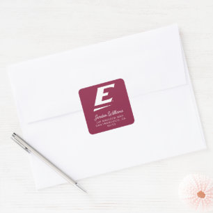 Eastern Kentucky University E Quadratischer Aufkleber