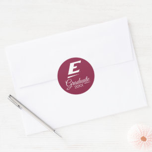 Eastern Kentucky University E Runder Aufkleber