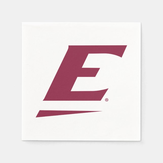 Eastern Kentucky University E Serviette (Vorderseite)