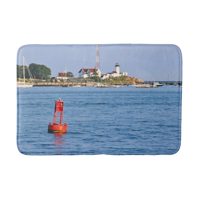 Eastern Point Leuchtturm, Massachusetts Bath Mat Badematte (Vorderseite)