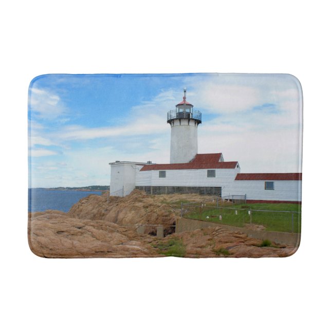 Eastern Point Leuchtturm, Massachusetts Bath Mat Badematte (Vorderseite)