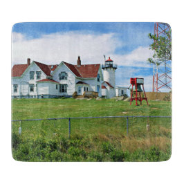Eastern Point Lighthouse, MA Cutting Board Schneidebrett