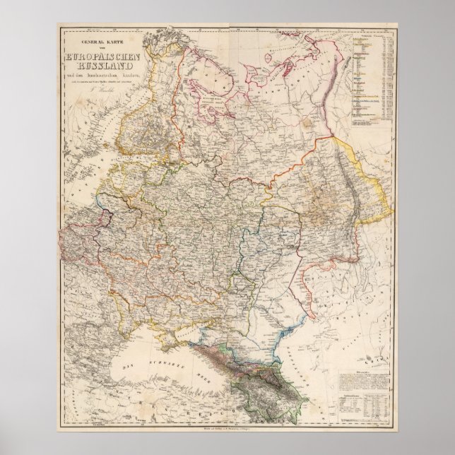 Eastern Russia Poster (Vorne)