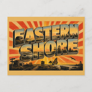 Eastern Shore VA Marschwald-WWII-Bunker-Kunst Postkarte