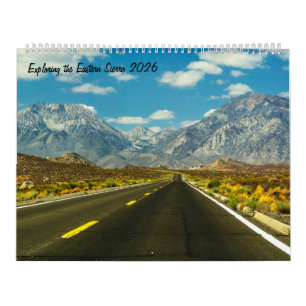 Eastern Sierra 2026 Wandkalender Bergfotos