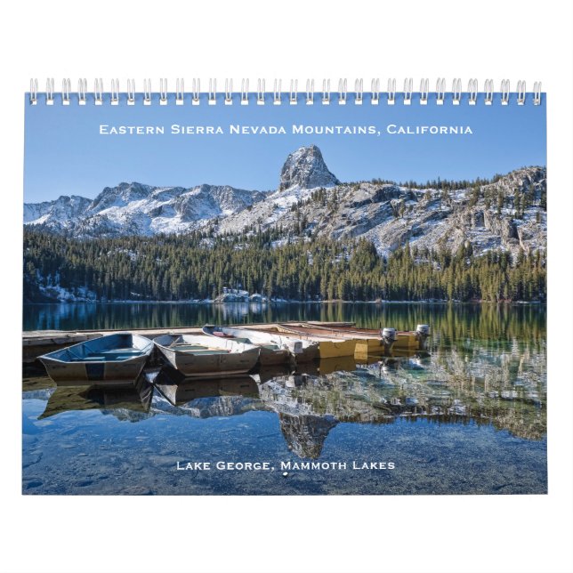 Eastern Sierra, Mammoth Seen, CA Kalender (Titelbild)