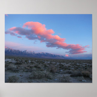 Eastern Sierra Sunrise Art Print Poster